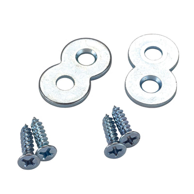 Figure "8" Desk Top Fasteners - 10 Piece alt 0