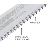 GOMBOY, 210mm Medium Teeth Model #121-21