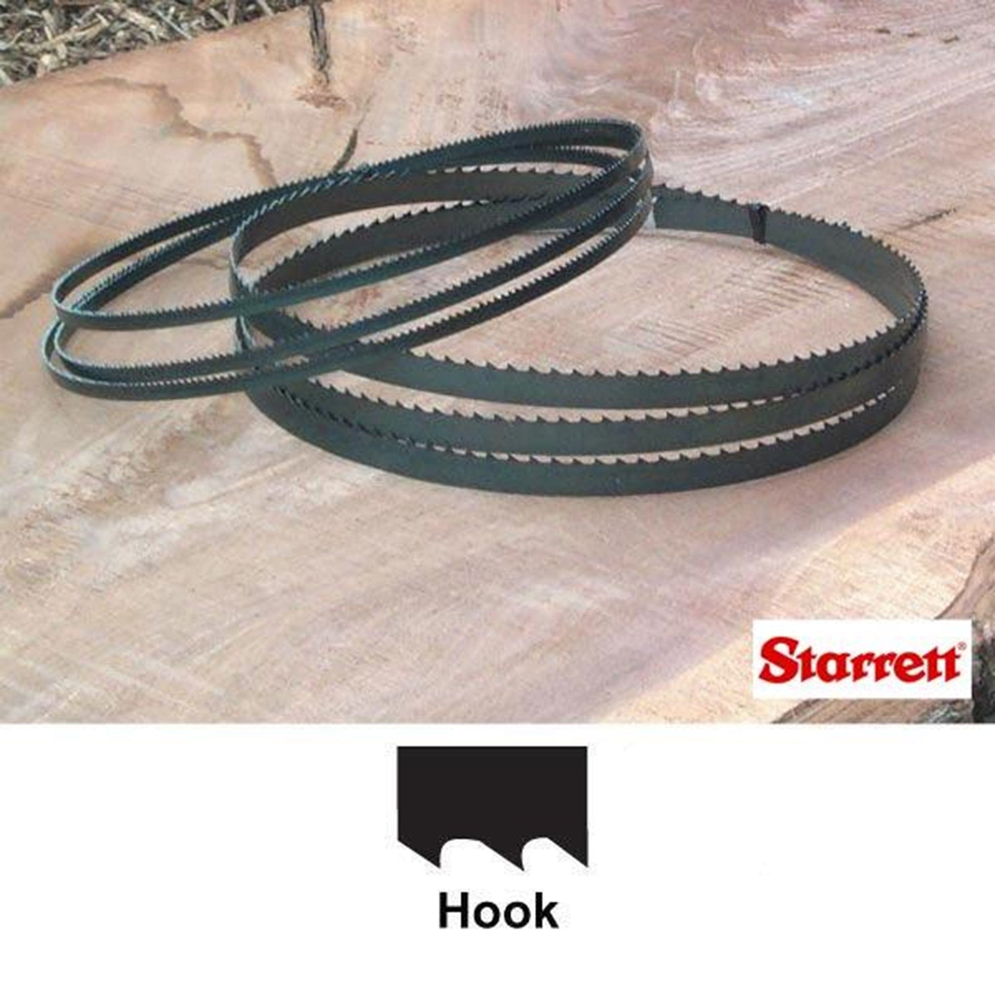 Duratec SFB Bandsaw Blade - 80" x 1/2" x .025" - 4 TPI - Hook alt 0