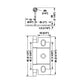 Full Wrap Non-Mortised Decorative Hinge with Ball Finial in Satin Chrome Finish - Model# 351.86.420 alt 0