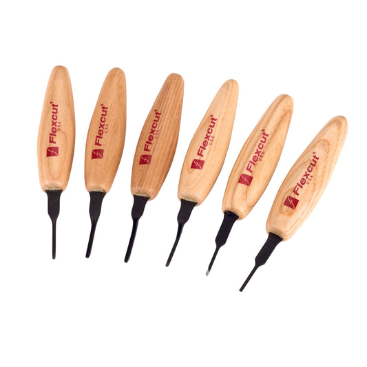 Flexcut Sweeps/Gouges Micro Tool Set - 4 Piece | Woodcraft