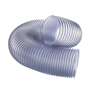 6" x 5' Flexadux PV Dust Collection Hose - Clear alt 0