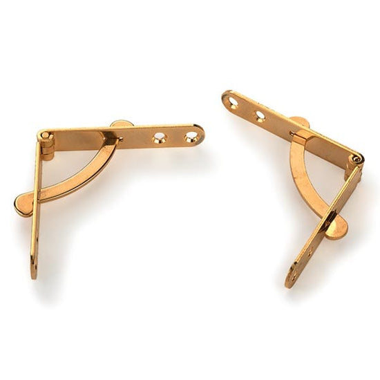 Hinges For Rack Rails HIGHPOINT Side Rail Hinge - Brass - Pair | Woodcraft