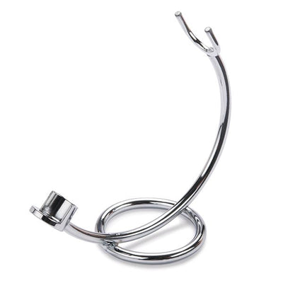 Pen and Razor Display Stand with Oval Base - Chrome alt 0