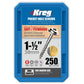 250ct 8 x 1-1/2 Crs WH Screw alt 2