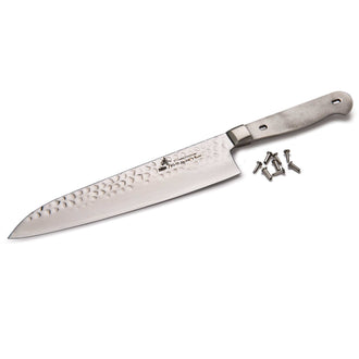 Chef Knife for Cutting Fruits Vegetables and Meat - Damascus - 12-7/8