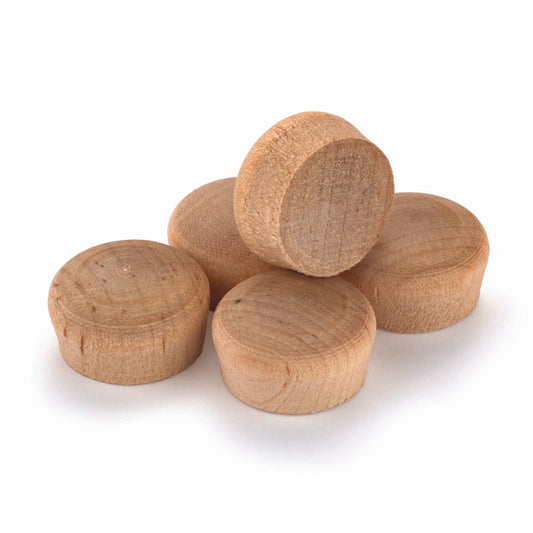Rnd Head Plug 3/8 Birch 100p alt 0