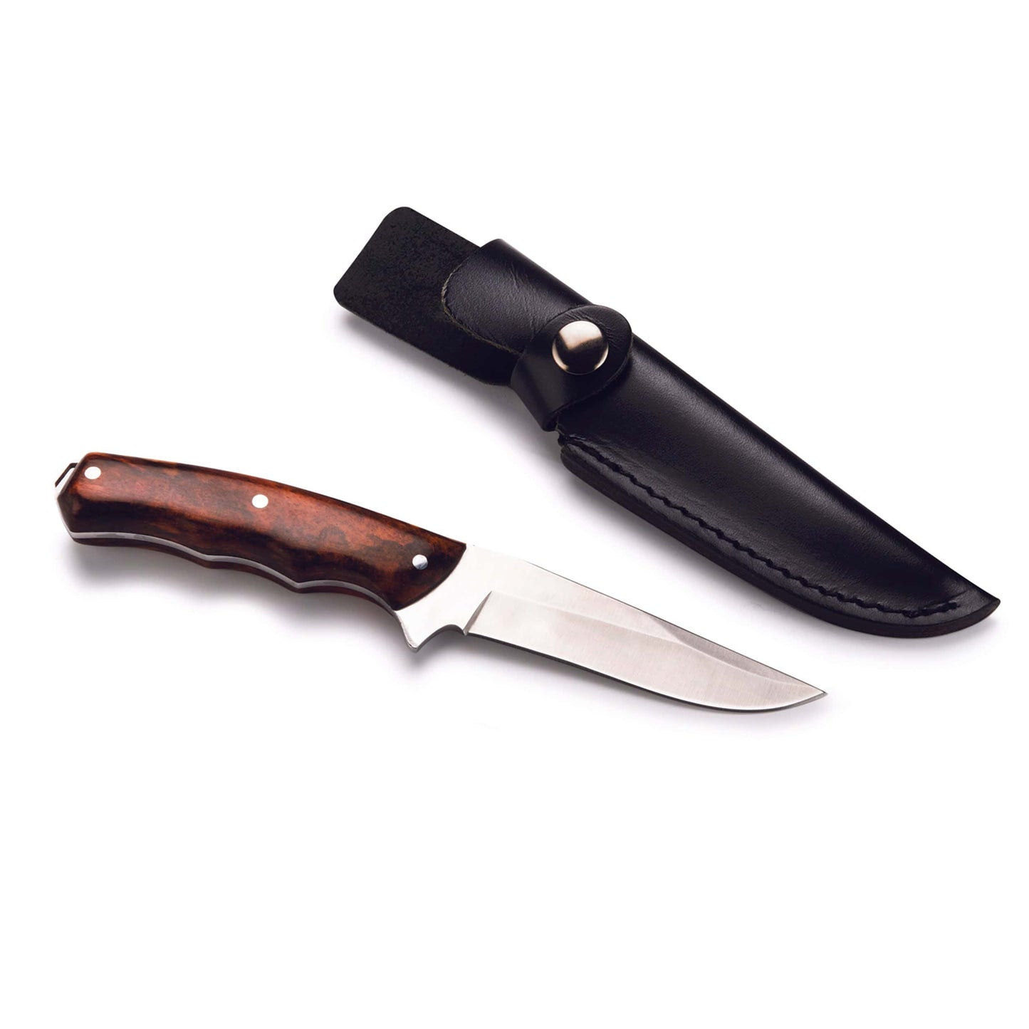 Fixed Blade Drop Point Skinner Knife for Hunting and Fishing - 8" - Unfinished Kit alt 0