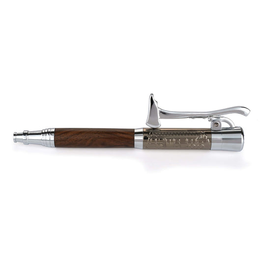Firemans Click Ballpoint Pen Kit - Gunmetal & Chrome alt 0