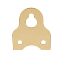 Picture Frame/Mirror Wall Hanger - Polished Brass Finish with Screws - 5 Piece alt 0