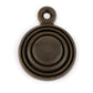 Bed Bolt Cover with Screw - Antique Brass alt 0