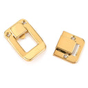 Case Draw Catch with Screws - Polished Brass Plated alt 0