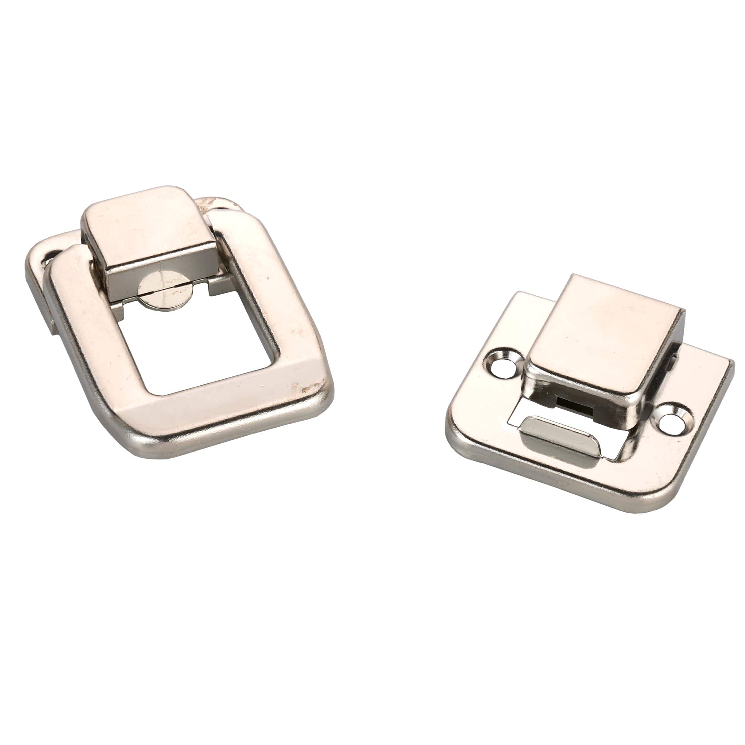 HIGHPOINT - Case Draw Catch with Screws - Nickel Finish | Woodcraft