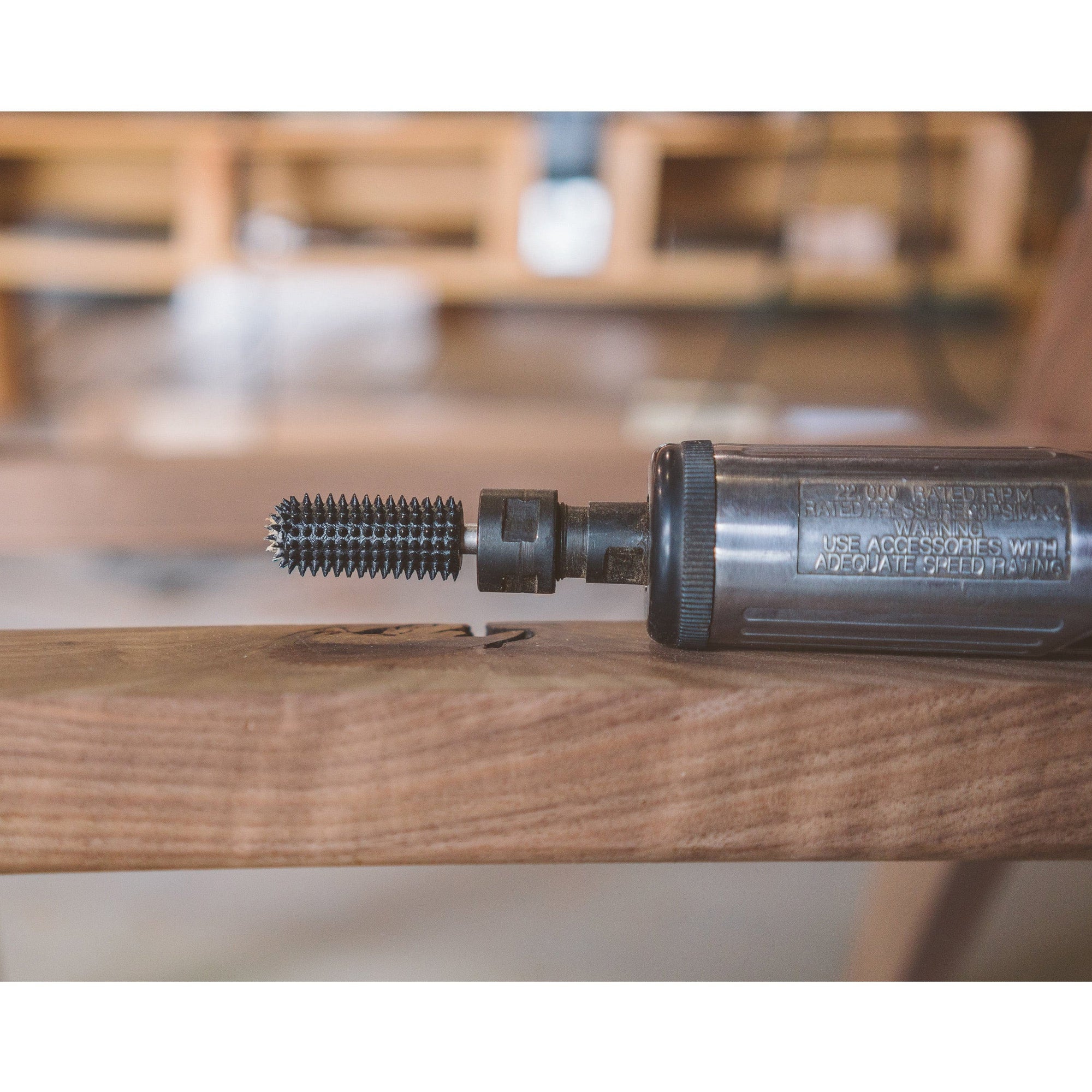 Original Ball Nose Burr, 1/4" Shaft, Coarse (1/4" x 1-1/2") alt 0