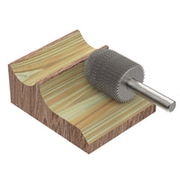 Original Ball Nose Burr, 1/4" Shaft, Coarse (3/4" x 1-1/8") alt 0