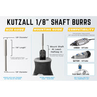 Original Cylinder Burr, 1/4" Shaft, Coarse (3/4" x 1") alt 0