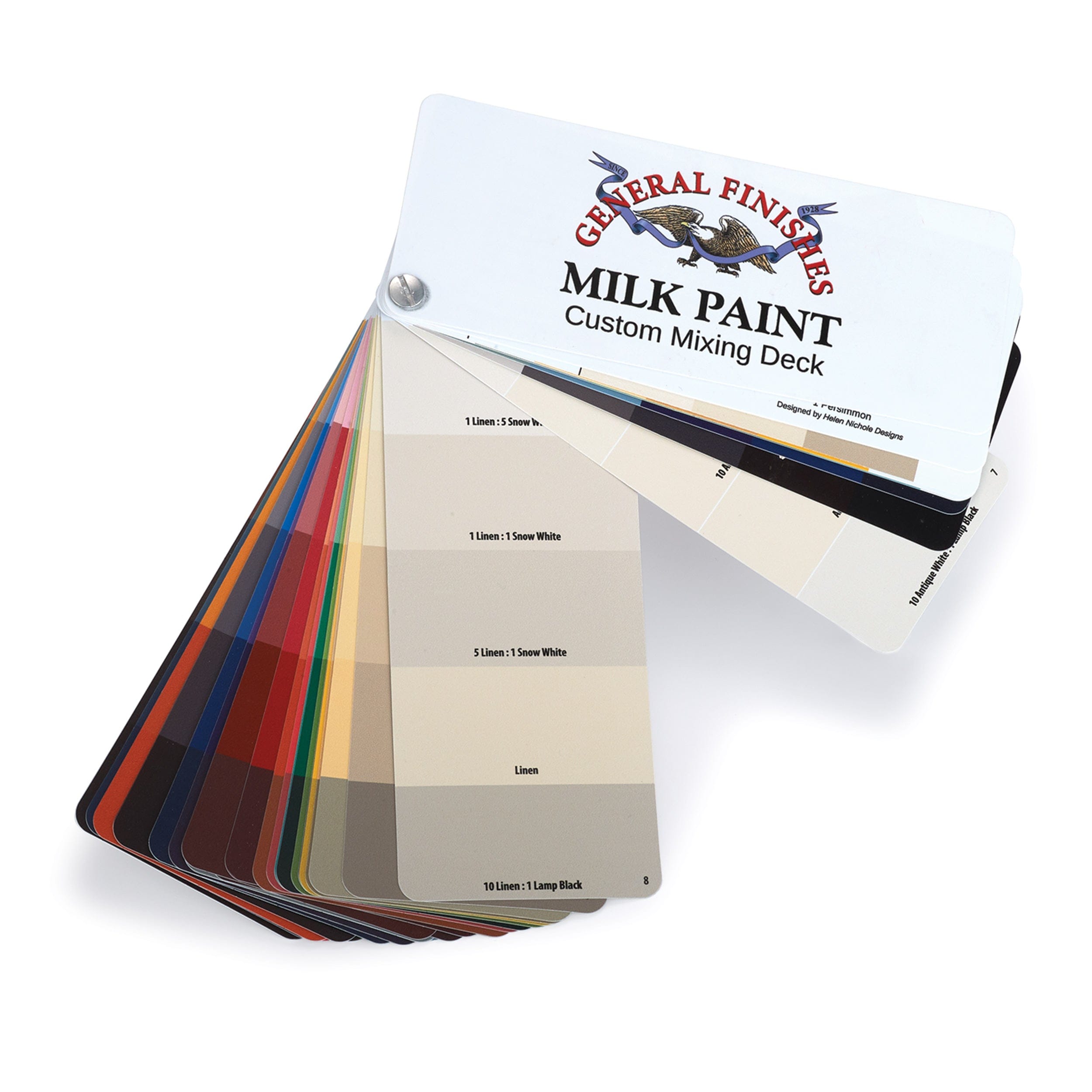 General Finishes GF Milk Paint Fan Deck Woodcraft