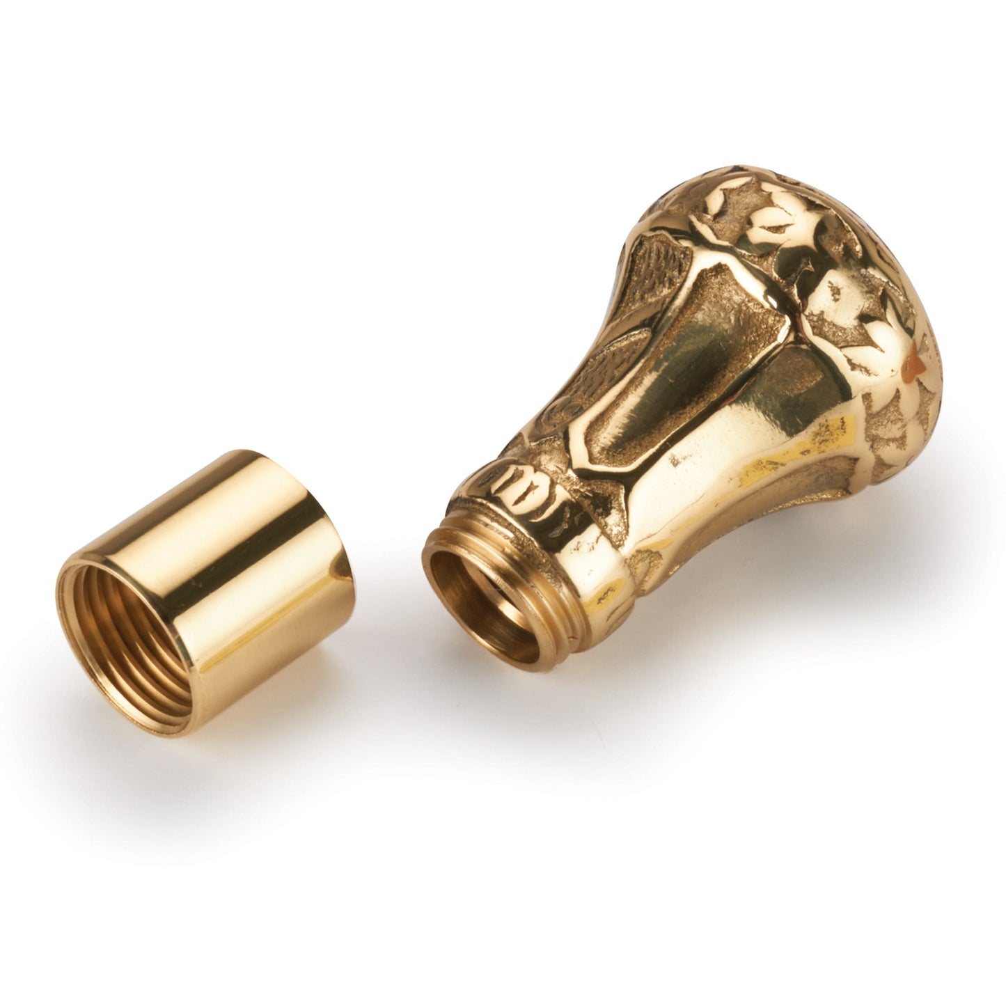 Traditional Cane Handle Brass alt 1