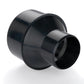 4" to 2-1/2" Funnel Reducer Dust Collection Fitting alt 0