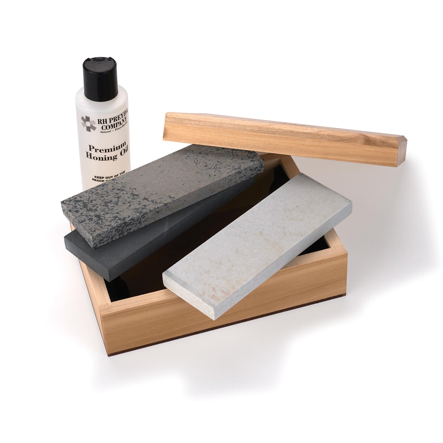 Arkansas Stone Kit - 1/2" x 2" x 6” - 3 Piece alt 0