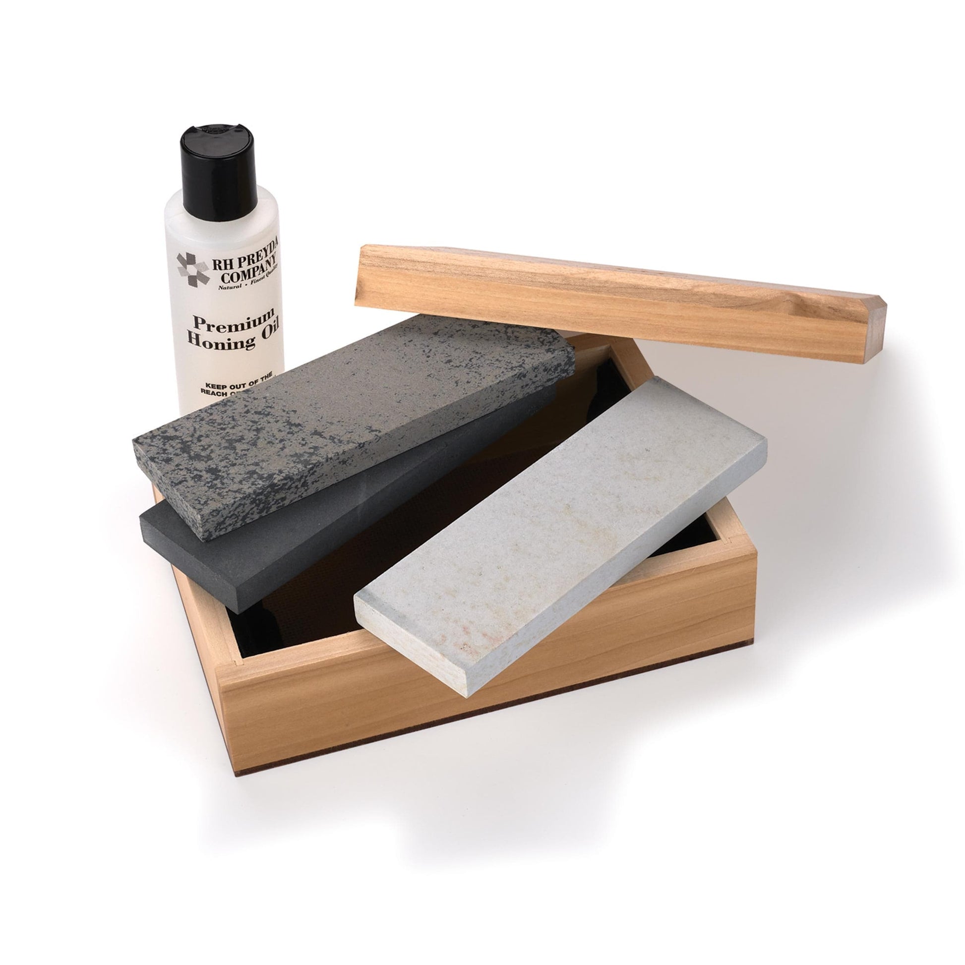 Arkansas Stone Kit - 1/2" x 2" x 6” - 3 Piece alt 0