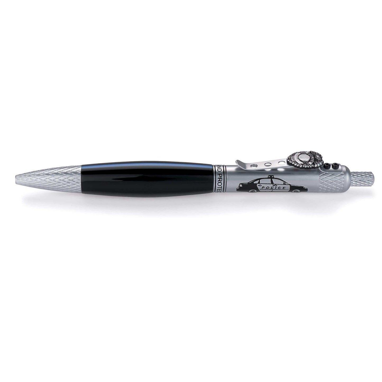 Law Enforcement Click Ballpoint Pen Kit Satin Chro alt 0