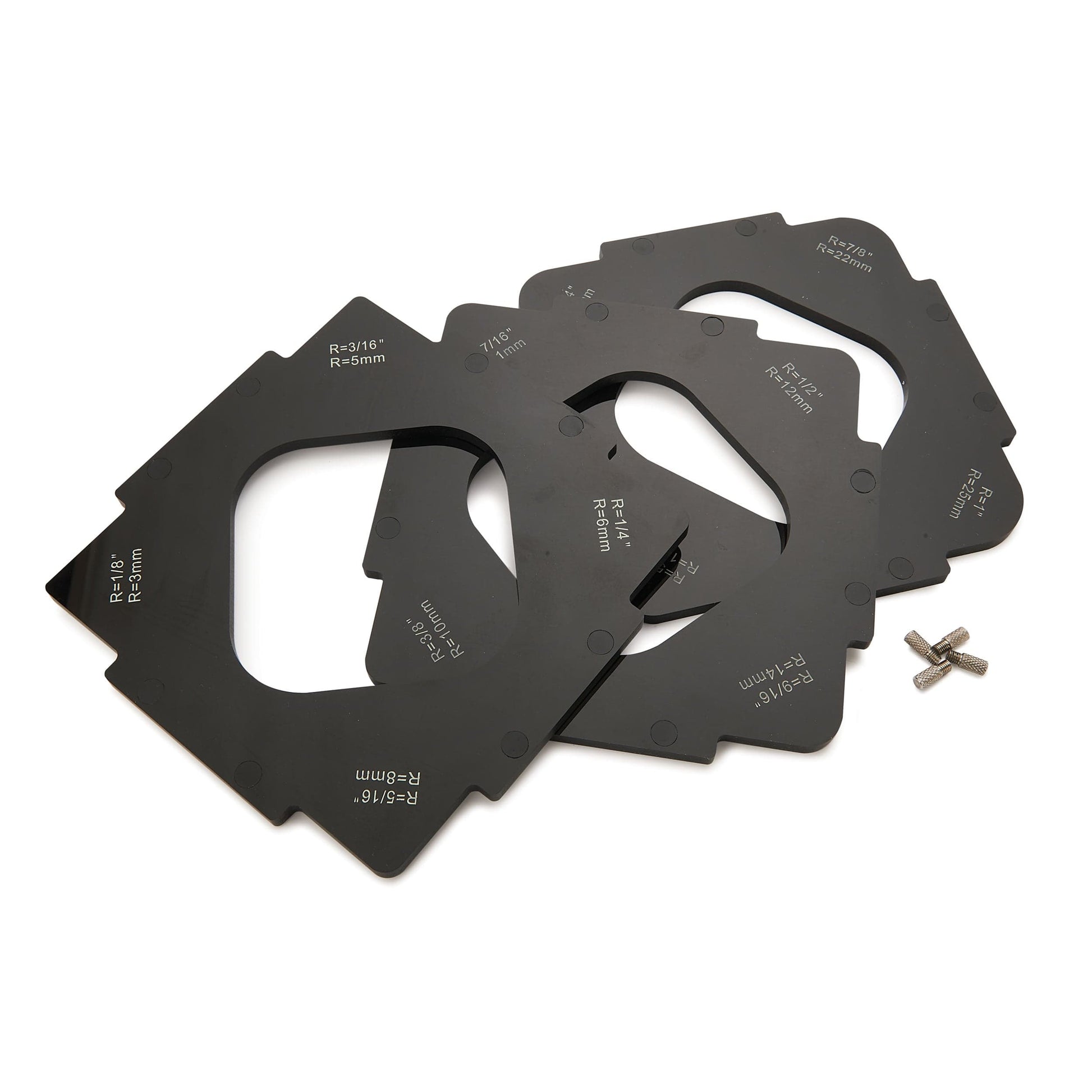 Router Corner Radius Jigs/Templates - Small - 3 Piece alt 0