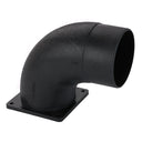 4" Flanged Elbow Fitting for Dust Collection System alt 0