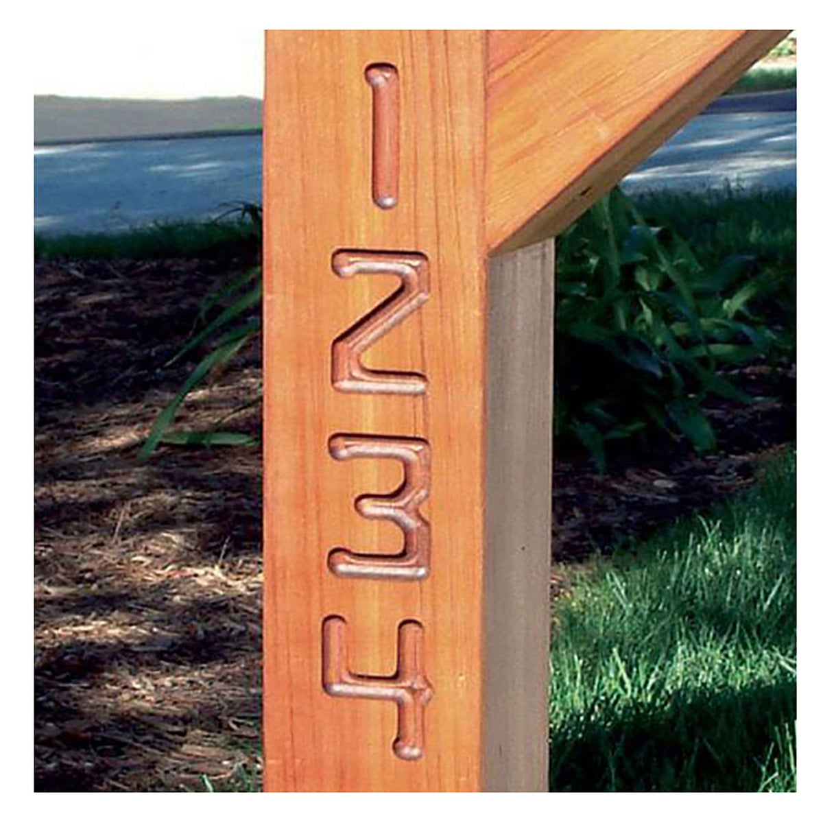 Milescraft Vertical Number Set 1 1/2 and 2 1/2 Inch for Sign Making ...