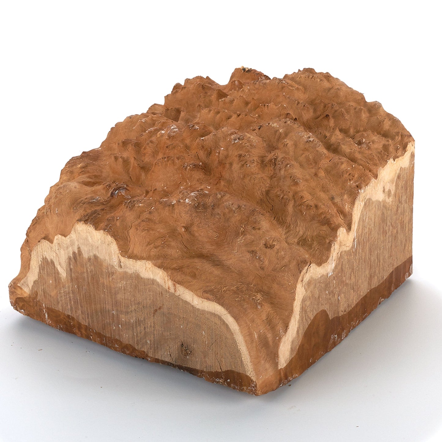 Australian Brown Mallee Burl Turning Blank - 2 kg - 4 kg alt 0