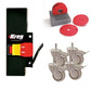 Casters, Switch and Insert Rings Set Router Table Accessory Kit alt 0