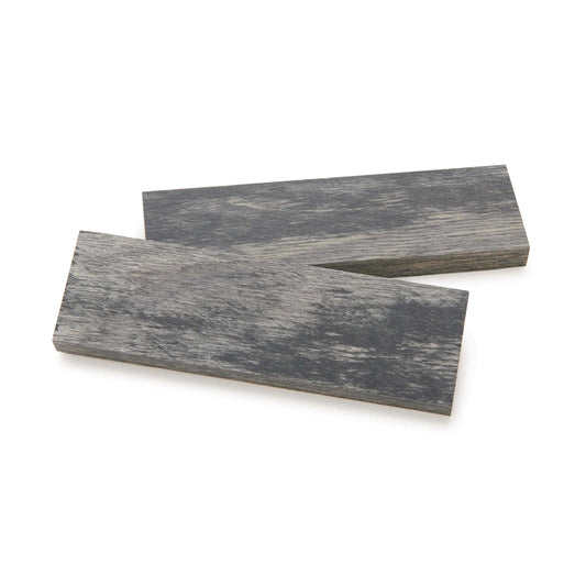 Dymalux Knife Scales - 3/8" x 1-1/2" x 5" - Charcoal - Pair