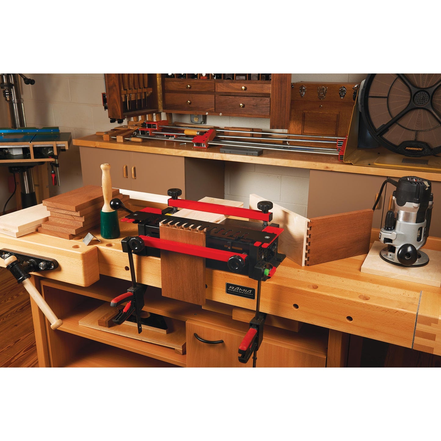 12-1/2" Fixed Through Dovetail Template For WoodRiver Deluxe Dovetail Jig alt 0