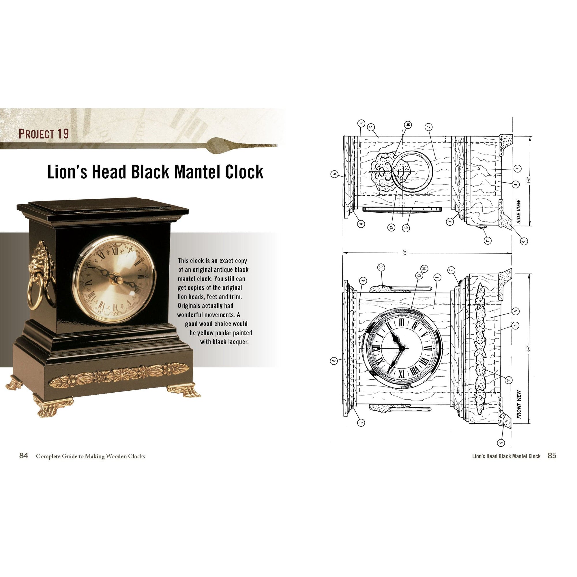 Complete Guide to Making Wooden Clocks, 3rd Edition alt 0