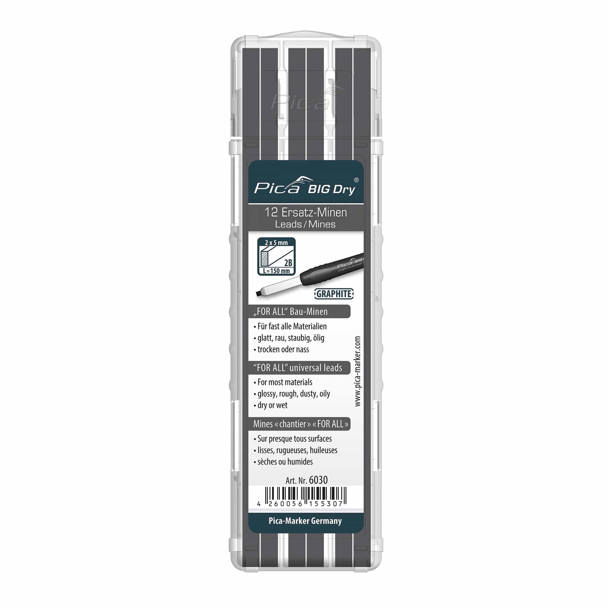 Pica 6030 Big Dry Graphite Refill alt 0