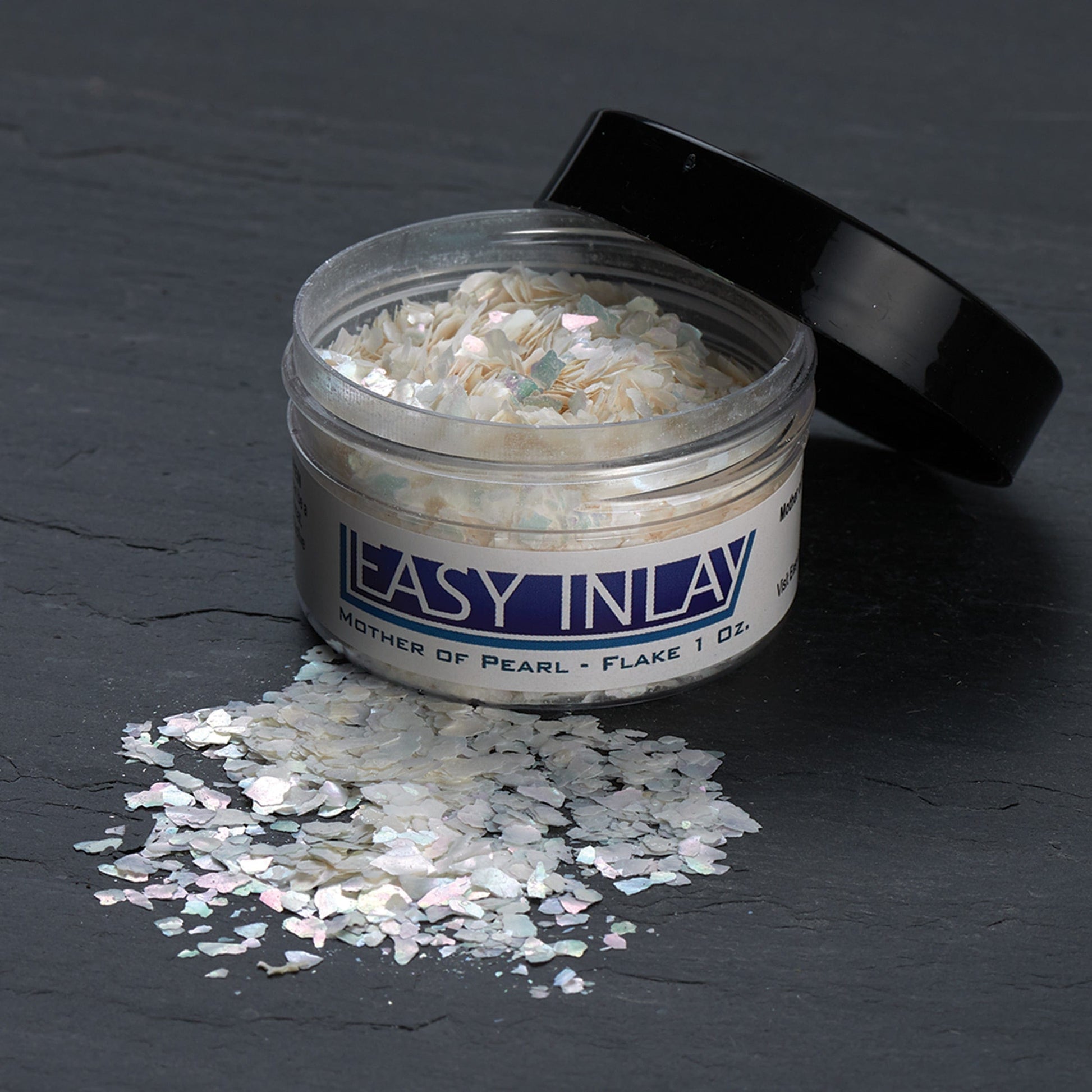 Mother of Pearl Inlay Material - Flake - 1 oz alt 0