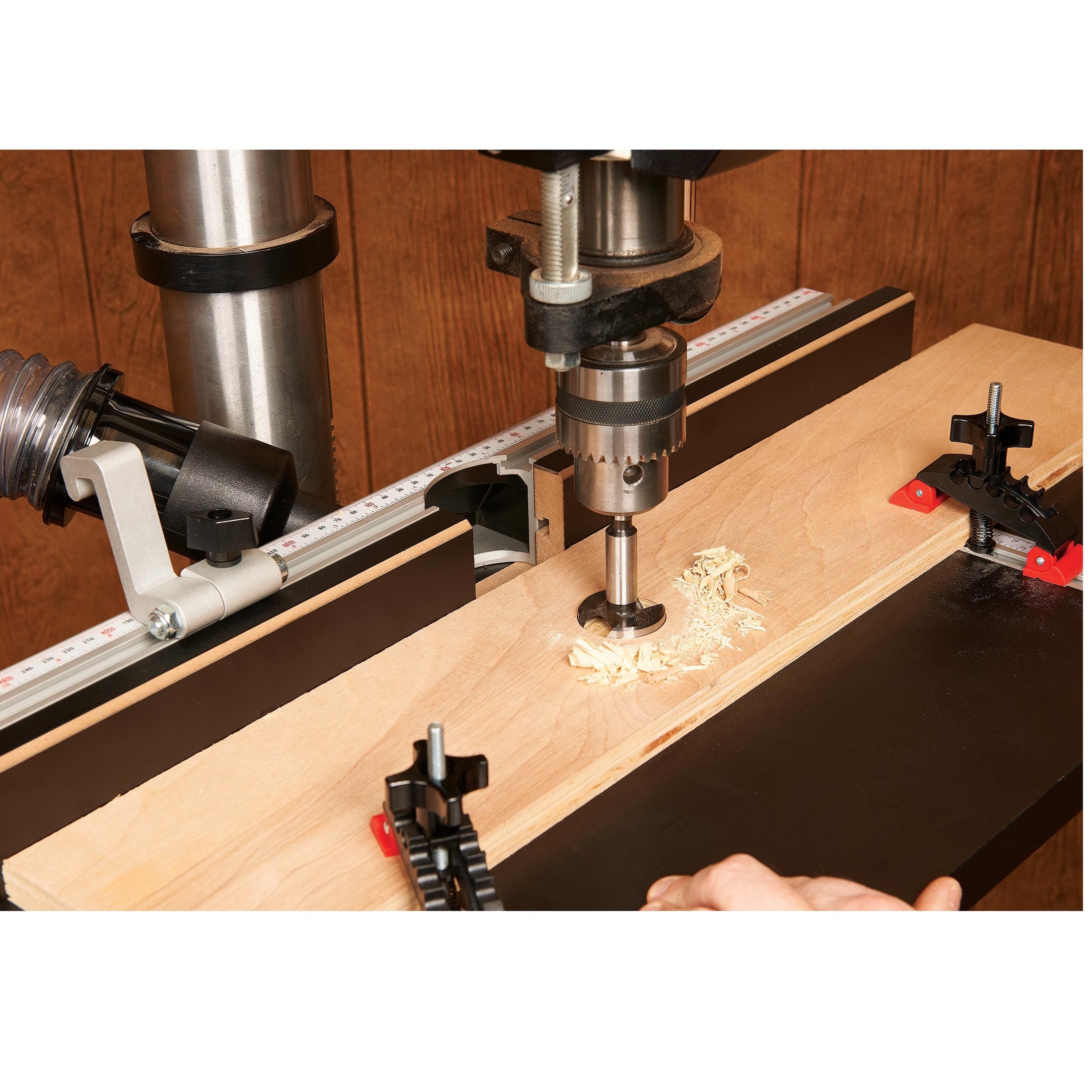 WoodRiver Deluxe Drill Press Fence Woodcraft