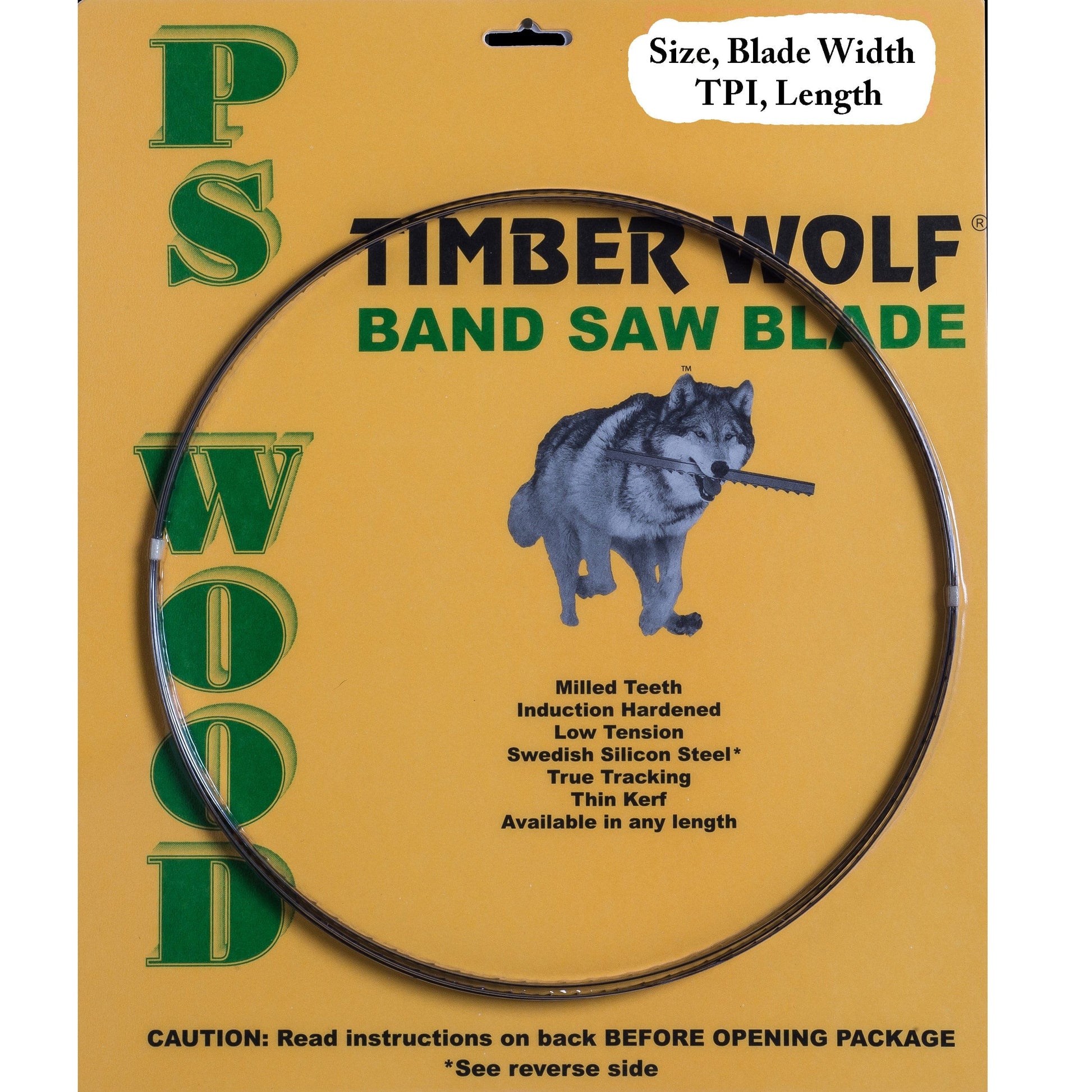 Timber Wolf Bandsaw Blade - 70-1/2
