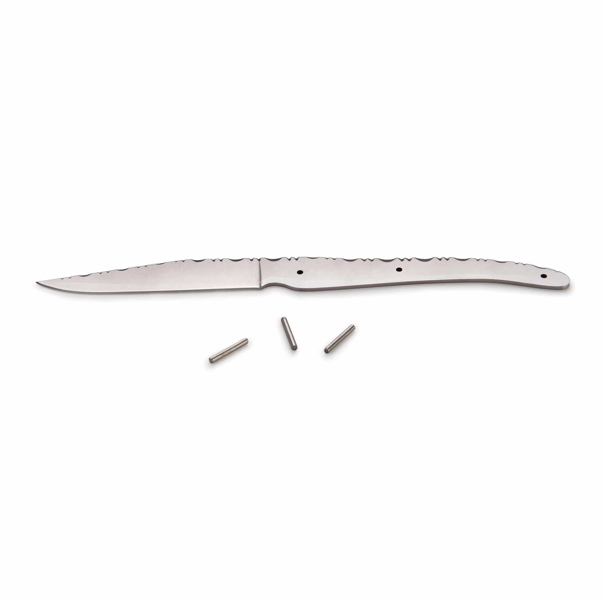 European Style Steak Knife - 8-1/2" - SS - Unfinished Kit alt 0