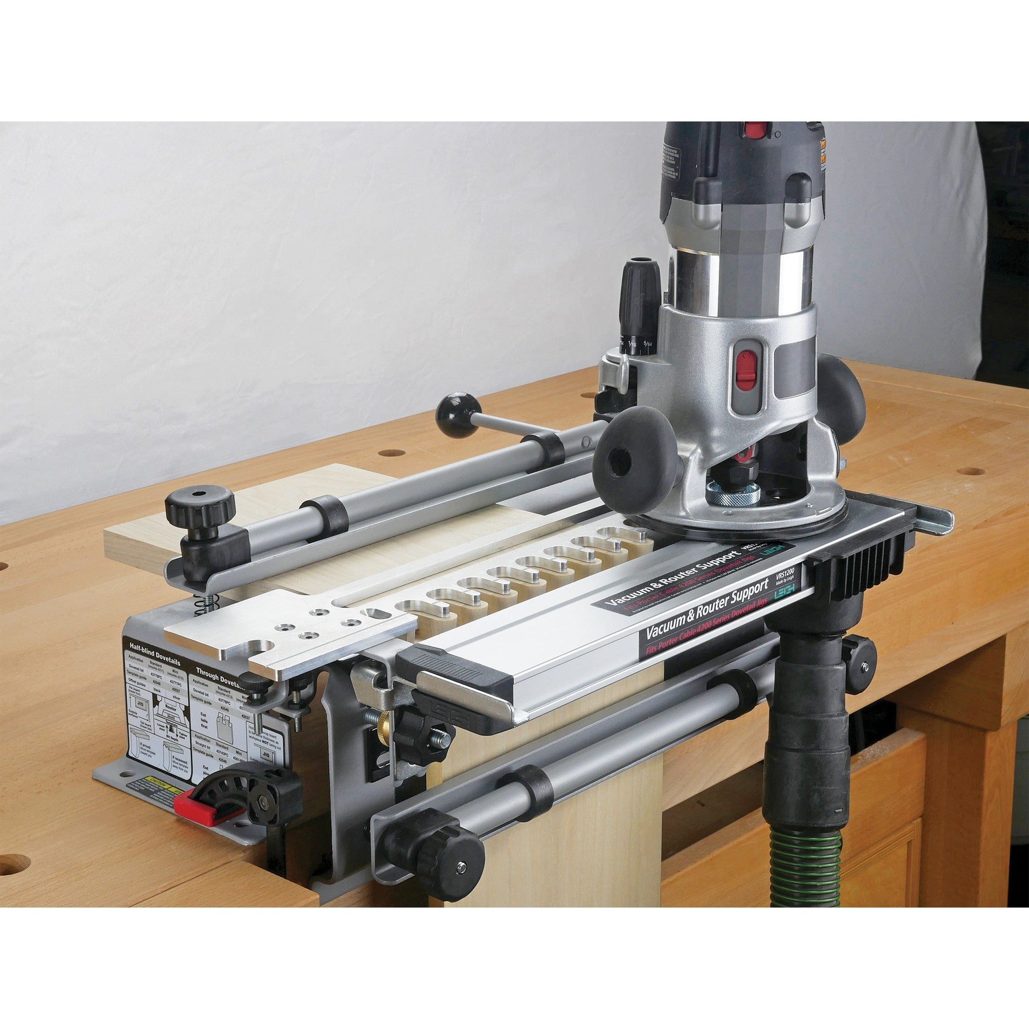 Vacuum and Router Support for PC 4200 Series Dovetail Jigs alt 0