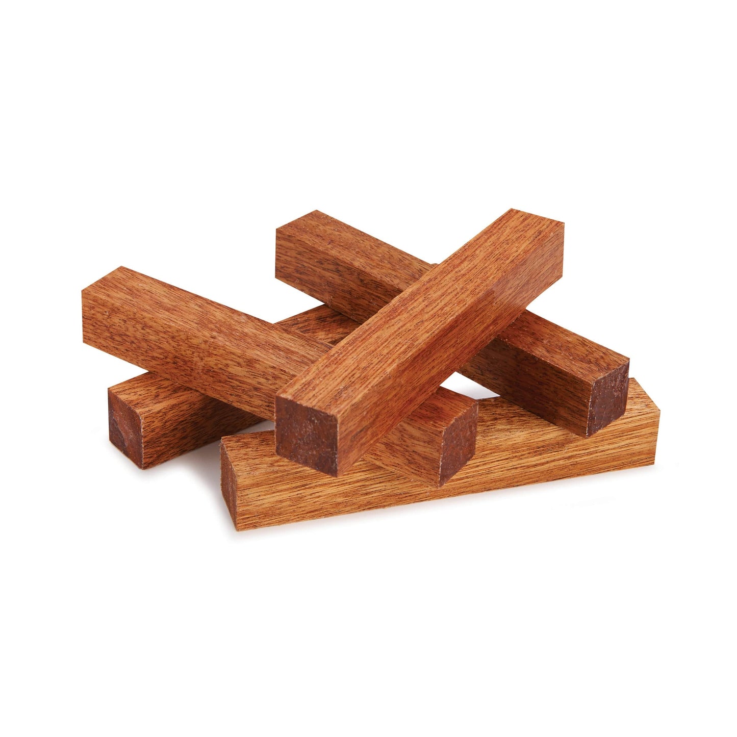 Macacauba 3/4" x 3/4" x 5" Pen Blank 5-Piece alt 0