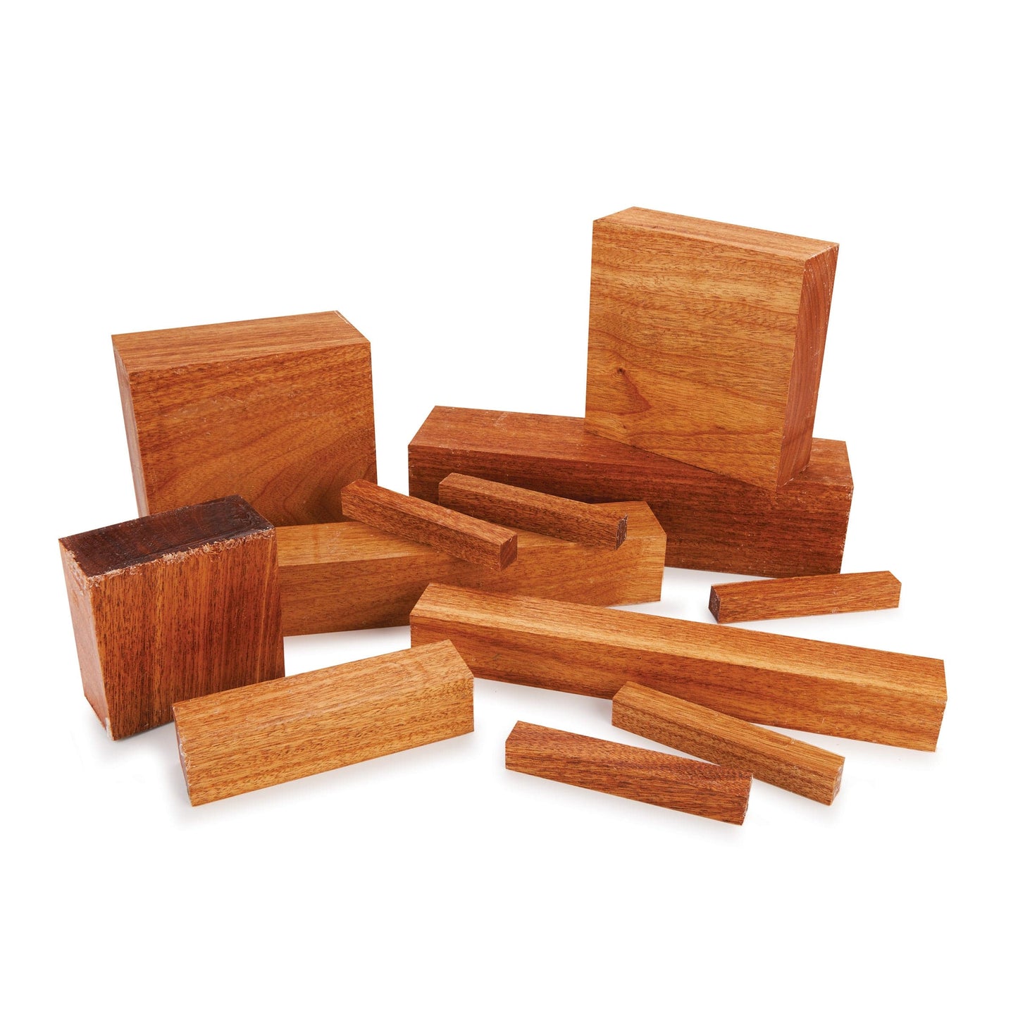 Macacauba 3/4" x 3/4" x 5" Pen Blank 5-Piece alt 1