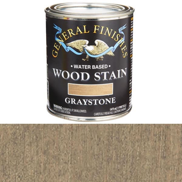 general finishes tobacco stain Water Based Wood Stain, 1 Quart, Graphite low VOC New Water Based Wood Stain