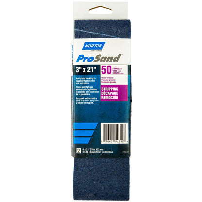 Norton ProSand 3 x 21 Sanding Belt 50G alt 0