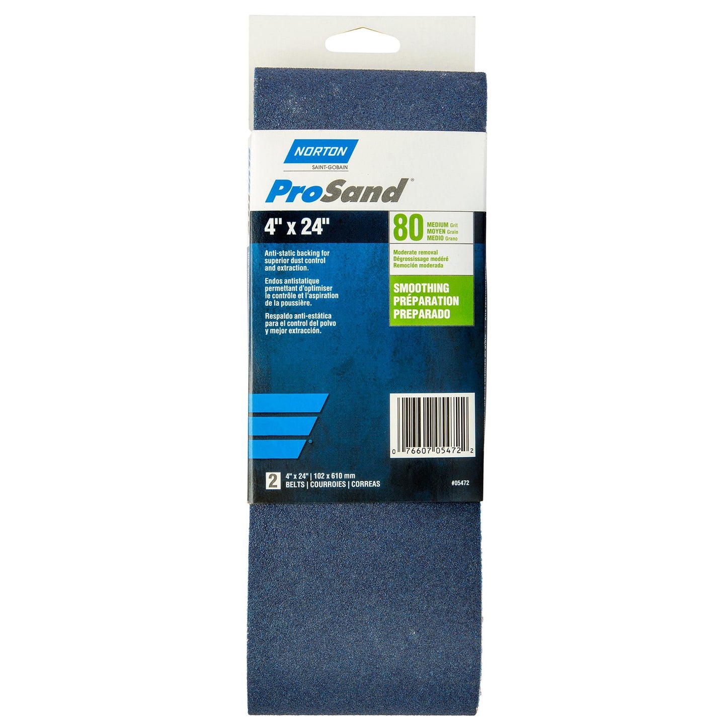 Norton ProSand 4 x 24 Sanding Belt 80G alt 0