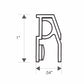 Mini Floating Shelf Bracket - 18" alt 0