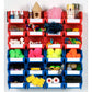 26pc. Wall Storage Unit - Red & Blue alt 0