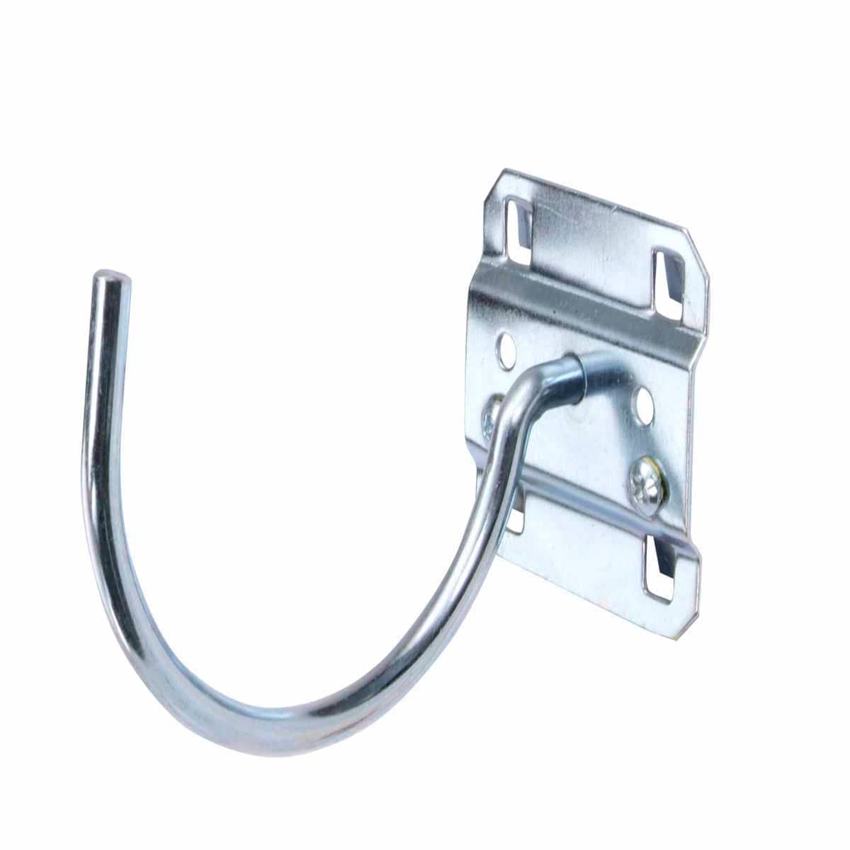3-3/4 In. Curved 3-3/32 In. I.D.Steel Pegboard Hook for LocBoard, 5 Pack alt 0