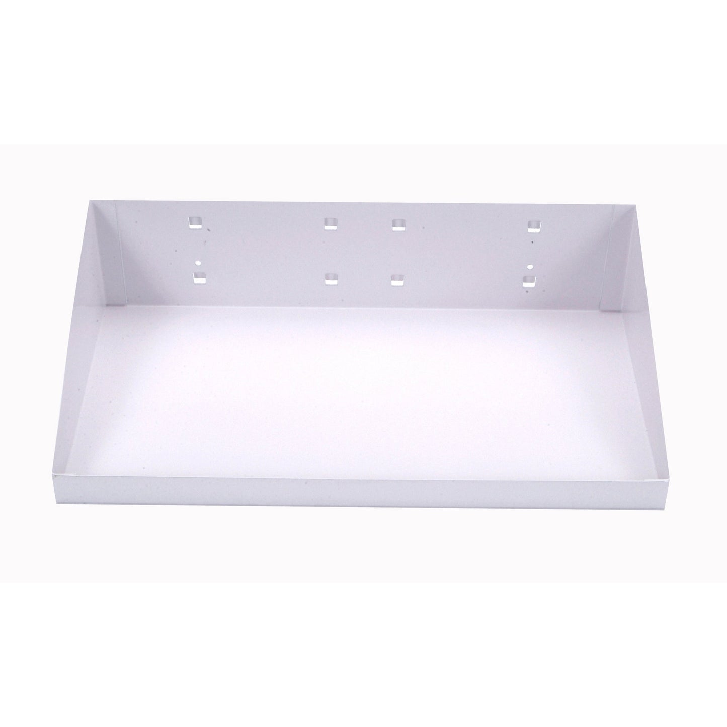12 In. W x 6 In. D White Epoxy Powder Coated Steel Shelf for LocBoard alt 0
