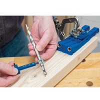 Easy-Set Pocket-Hole Drill Bit With Stop Collar And Hex Gauge alt 0